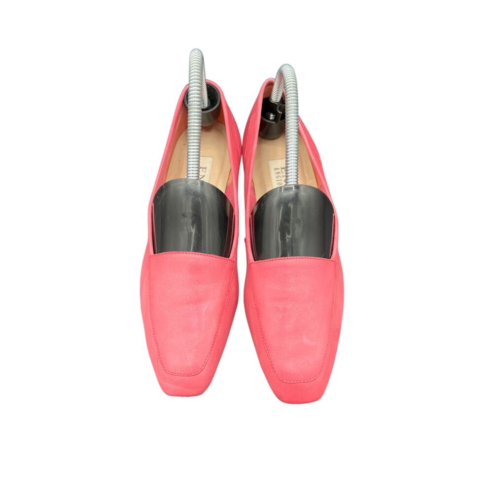 💗Enzo Angiolini Sz 8N Pink Loafers Slip-On Flats Minimalist Chic Y2K Workwear - Picture 3 of 9